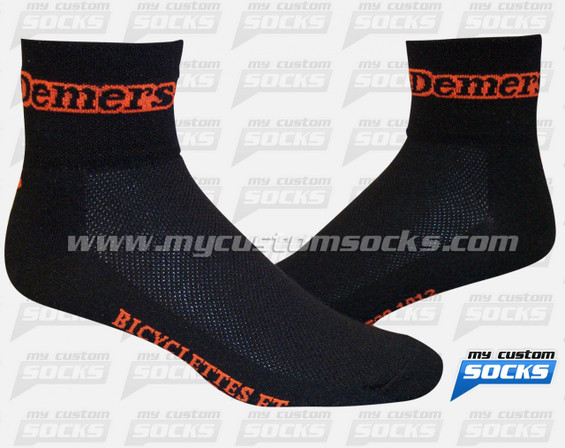Custom Demers Bicycle Socks