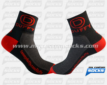 Custom Socks: Duffy Athletic Wear Black Team