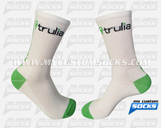 Custom Socks: Trulia - 5” Crew socks