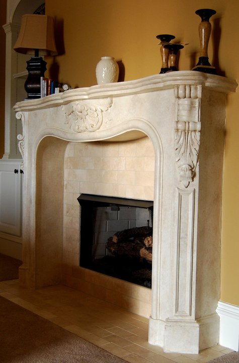 Cast Plaster Mantels | Gypsum | Paintable Fireplace Surrounds