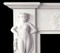 Featured in this Marble Mantel are Antonio Canova's 'Dancing Girls'