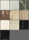 Color chart for marble mantels.