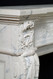 Fine details are evident from end to end of the Auguste Marble Mantel