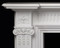 Acanthus leaves, delicate florals and other Robert Adam design elements are featured on The Federal Marble Mantel.  Italian Bianco