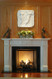 The Federal #146 marble mantel, in Italian Bianco white marble