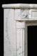 French Mantel in Carrara White Marble