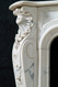 Fine details top to bottom on our Louis XV Marble Mantel