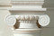 Ionic scrolls combine with acanthus leaves on this Marble Mantel