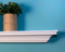 Clean lines are featured in the Collinsville fireplace mantel shelf