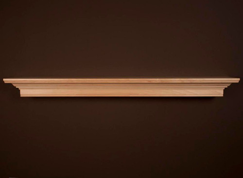 Daphne Maple Mantel Shelf in Natural Finish by DesignTheSpace