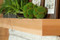 Mantel Shelf with Rough Sawn Western Red Cedar Finish