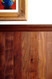 V-Groove Flat Panel Wainscot with Large Chair Rail