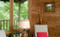 Western Red Cedar laminate paneling for a cozy, cabin feel