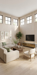 5.2mm | American Pecan 4x8 Plywood Paneling | 9-Groove Random Plank |