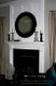Design Inspiration Mantel to illustrate a shelf wider than a bump-out wall...