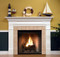 Fireplace Mantel painted white
