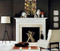 For design inspiration!  A contemporary fireplace mantel.  See other images for details of moldings used