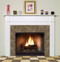 The Sheridan fireplace can easily fit into smaller places.