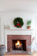 A traditional fireplace mantel.  Style inspriation