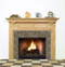 In Oak with a natural finish, the Winfield fireplace mantel has a contemporary look and feel.