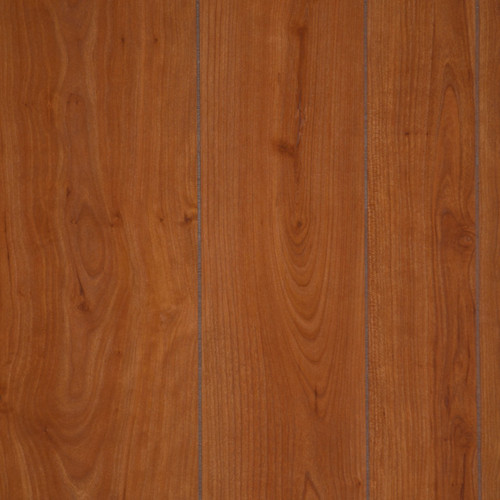 Full 4 x 8 sheet of Walton Cherry paneling - random plank separated by a groove. Rich cherry coloring
