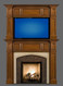 TV above a mantel - try our Orland mantel with an overmantel application... two mantels, stacked