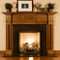 Oak Mantels for fireplaces in a colonial design continue to be popular