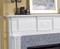 Vancouver Traditional Fireplace Mantel with Samantha Blue Granite Facing
