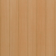 Detail image of beaded oak paneling - Red Oak Veneer - Unfinished - 4" bead pattern