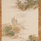 China and Japan Oriental Themed wallpaper-like plywood paneling.  Detailed, partial panel image shown here