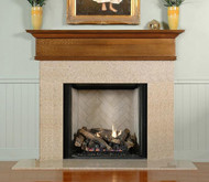 This beautiful and stylish Mantel Shelf is 12 3/4" Tall and available in a custom lengths and depths