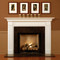 Fluted Legs and Picture Frame Molding in the Header mark the Leesburg fireplace mantel. Traditional styling and clean lines. Fluted Legs and Picture Frame Molding in the Header mark the Leesburg fireplace mantel. Traditional styling and clean lines.