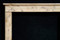 Right angles are common in the Louis XVI style marble mantel