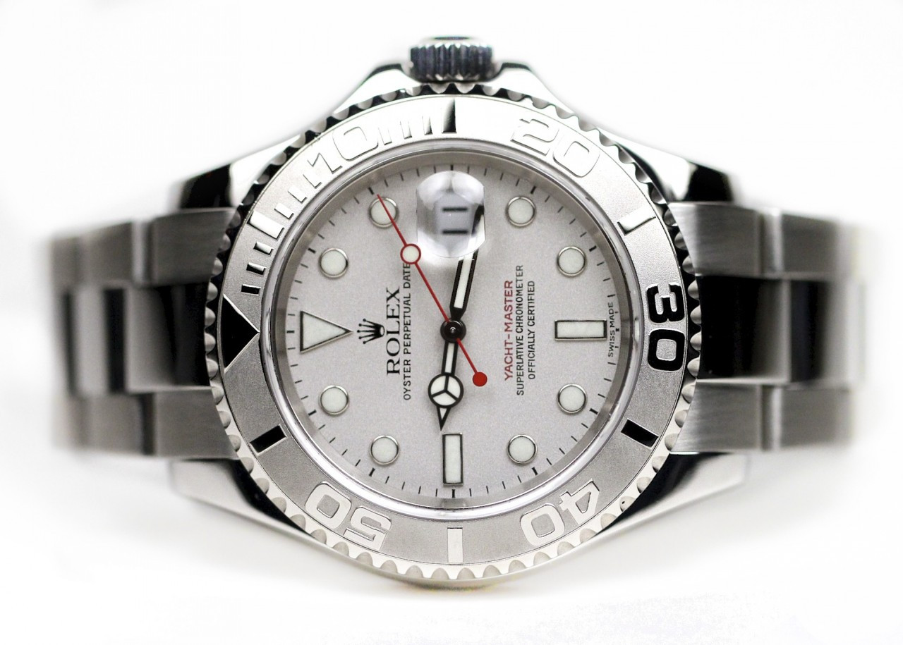 Rolex Watch Yacht-Master Steel and Platinum Swiss Ref 16622 - from www ...