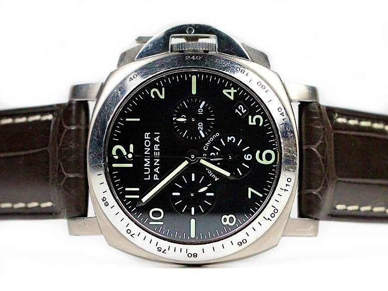 panerai watch luminor titanium pam 0074 chronograph zenith movement