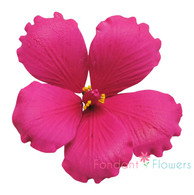 3.5" Hibiscus - Hot Pink (Sold Individually)