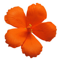 3.5" Hibiscus -  Orange (Sold Individually)