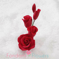 2-1/2" Rose Filler - Mini - Red (Sold Individually)