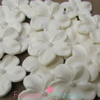 1.5" Charming Blossom - White (12 per box)