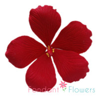 3.5" Hibiscus - Medium - Red (Sold Individually)