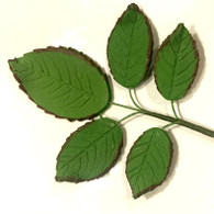 3" Rose Leaf Filler - Green (3 per box)