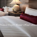 Natural Comfort Premier Hotel Sheet Set in PIN Stripe Pattern