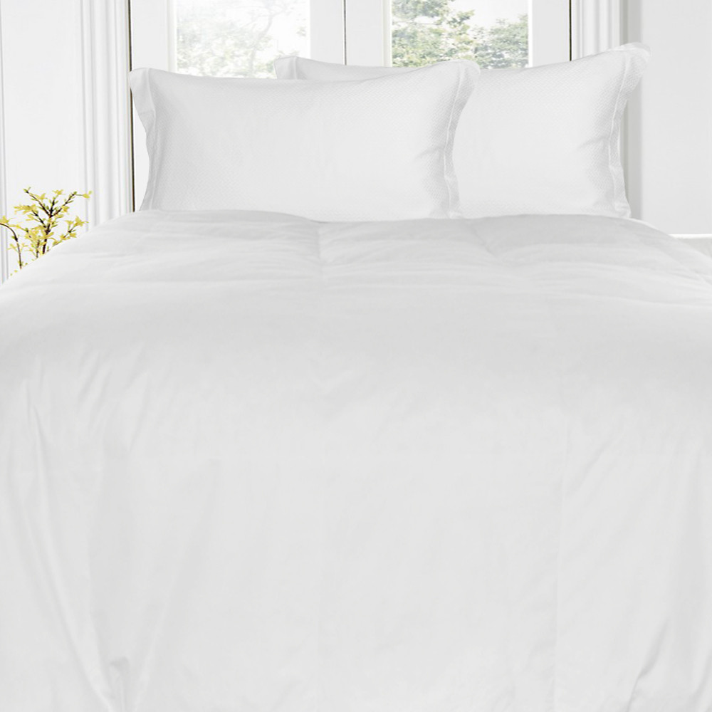 Classic White Goose Down Feather Comforter Light Weight King