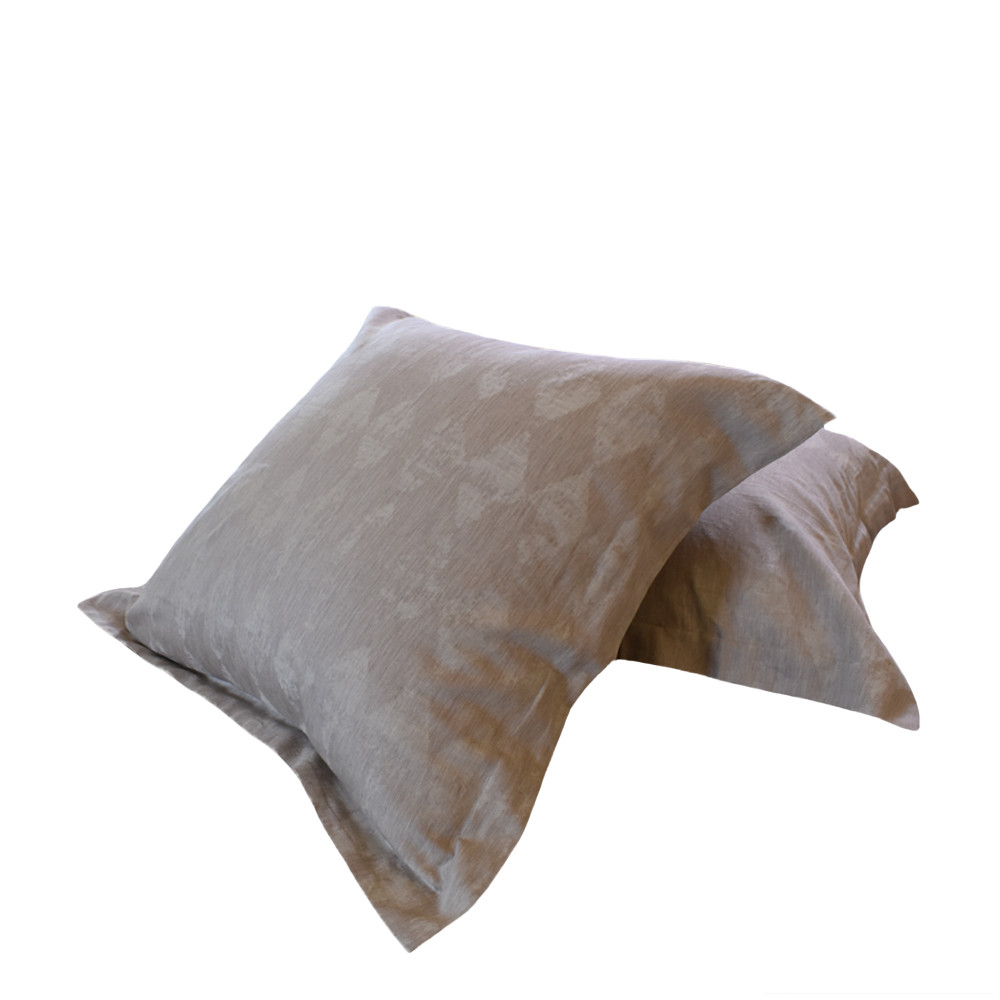 yarn dyed linen cotton euro pillow shams natural comfort store