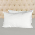 Premier Hotel Pillows---Allergy Shields Anti-Dustmite Microfiber Pillows, Medium Firm-filled, Set of Two