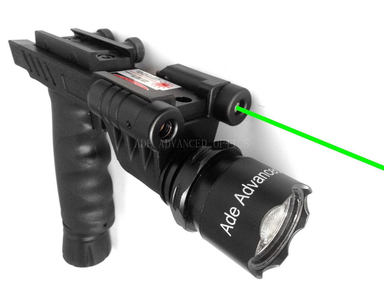 Rifle Vertical Foregrip 1800 Lumen Flashlight Red Laser 20MM Rail Combo Sig...