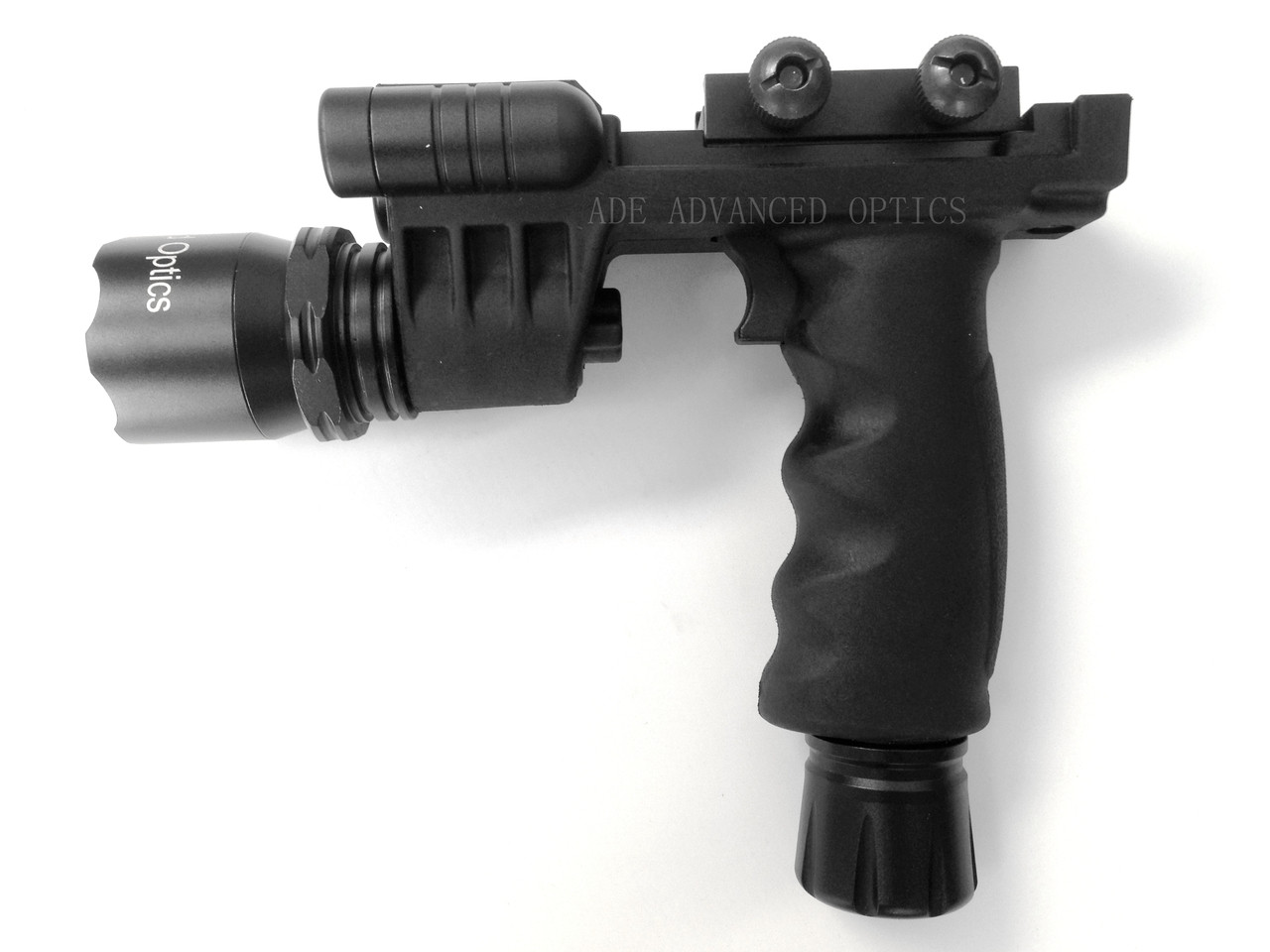 Combo Light Strobe Laser flashlight Vertical Foregrip with adjustable 20mm ...