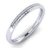 Court 2mm Diamond Ring with 30 x 1mm diamonds,  Pave Set G120