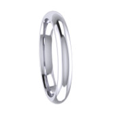 3mm Court Plain Wedding Ring