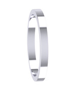 2mm Flat Plain Wedding Ring